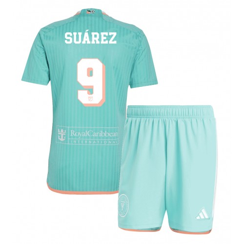 Fotballdrakt Barn Inter Miami Luis Suarez #9 Tredjedraktsett 2024-25 Kortermet (+ Korte bukser)